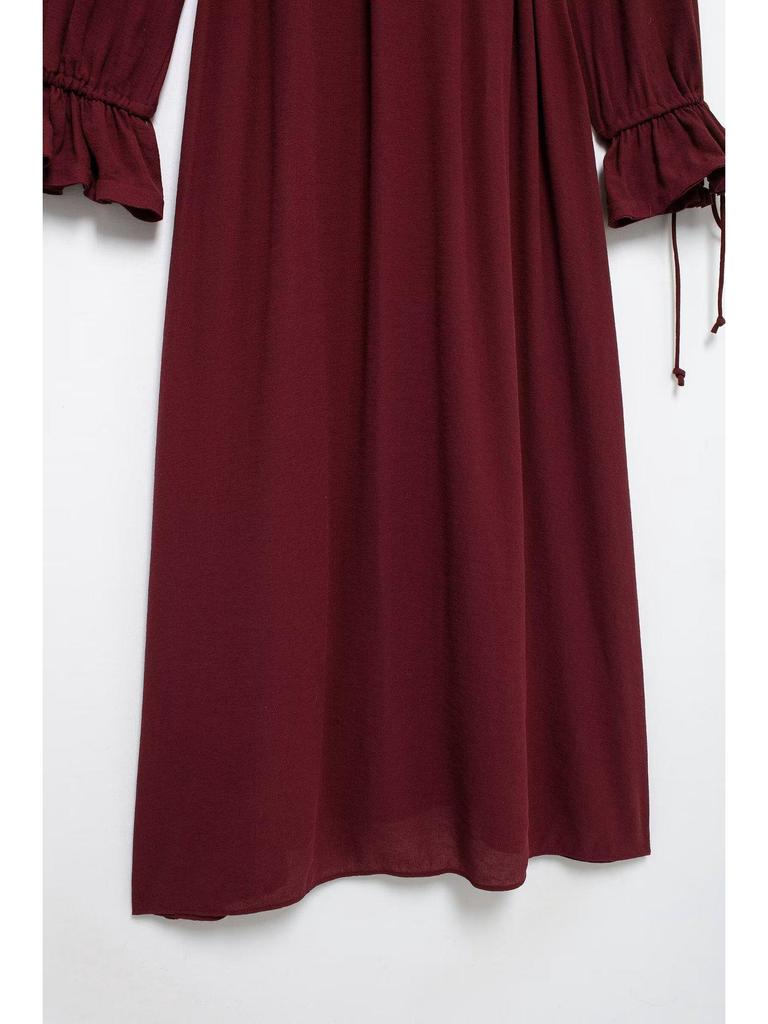 Spring 2025 European & American Women's Layered Midi Dress