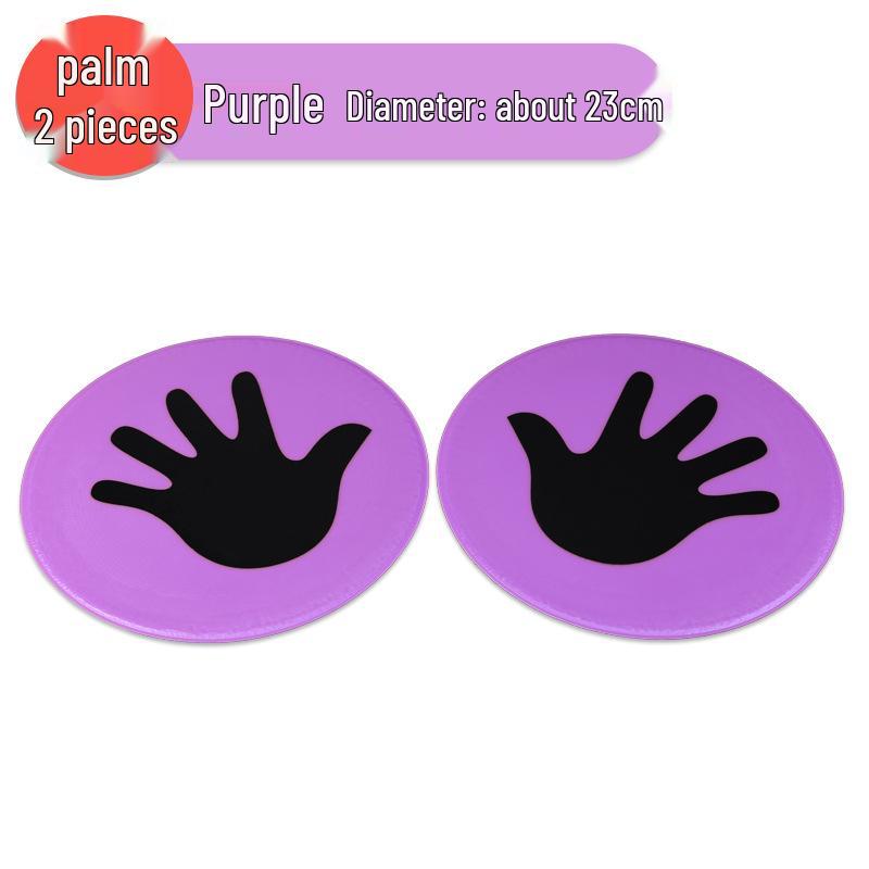 23cm Runde Sensorische Trainingsmatte für den Kindergarten - Lustige Flache Markierscheibe für Handflächen & Fußsohlen