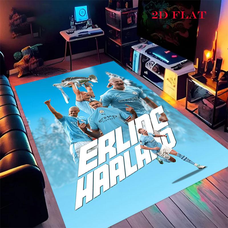 football star Carpet Rug for Living Room Bedroom Home Sofa Decoration,Kids play Nonslip Floor Mat