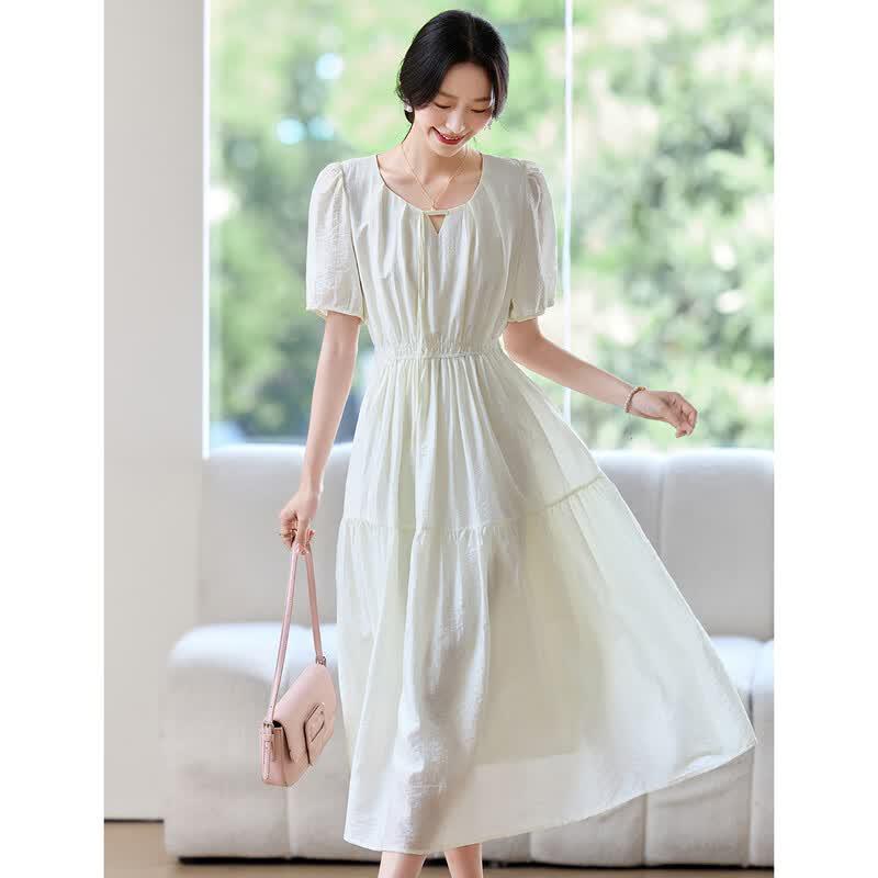 ORIGIN A-Line U-Neck Long Dress L