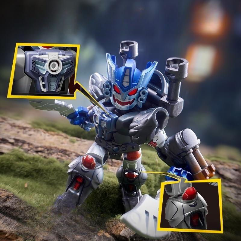 Blokees Transformers Defender Version Figure Grimlock Dinobots Starscream Optimus Prime Transformation Robot Collection Toy