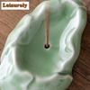 Lotus Leaf Incense Holder Incense Smoke Waterfall Incense Burners Mosquito Coil Holder Meditation Censer Yoga Accessories Craft
