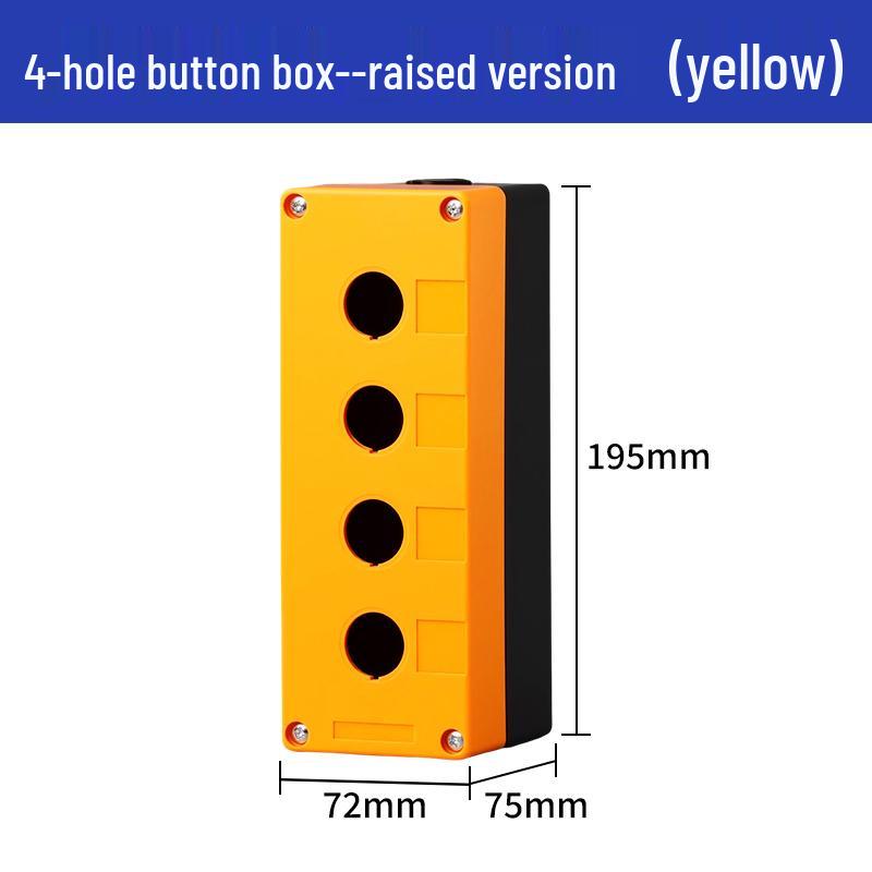 Not-Aus Staubdichte Wasserdichte Steuerbox mit Kontrollleuchte, Positionen 12345 - Taster BX1-5.