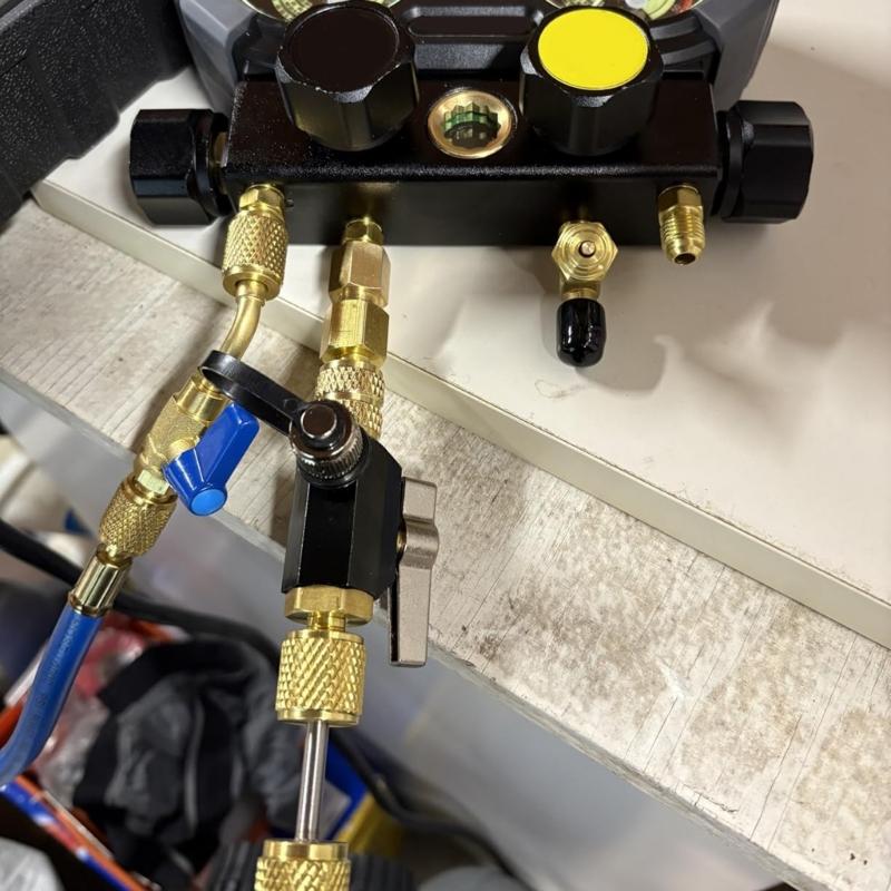 Vacuum Valves Cores Removal Tool Pressure Monitoring Vacuum Tool 5/16in Female 1/4in Male