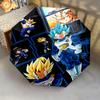 1 PC Automatic Folding Umbrella - Dragon Ball Super Pattern Portable Foldable Design With 8 Ribs Christmas Birthday Gifts