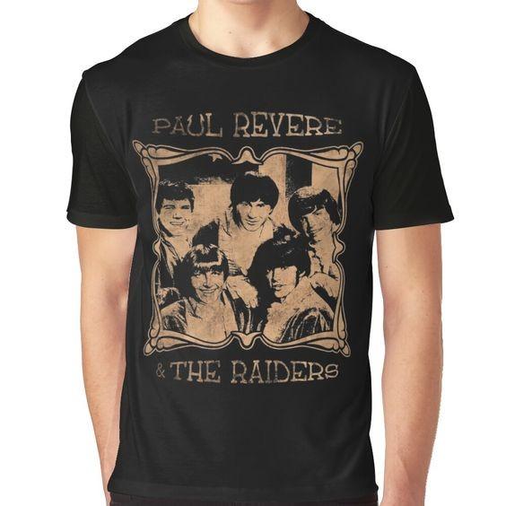 Vintage Paul Revere & the Raiders T-Shirt Mark Lindsay Paul Revere Just Like Me Unisex T-Shirt L