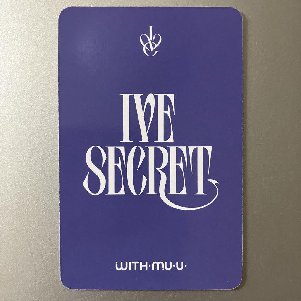 [USED] IVE SECRET withmuu autograph session bonus Iso