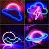 1PC Gamepad Fire Moon Star LED Bright Neon Light Night Sign Modeling Lamp Room Wall Art Decoration Wholesale Xmas Birthday Wedding