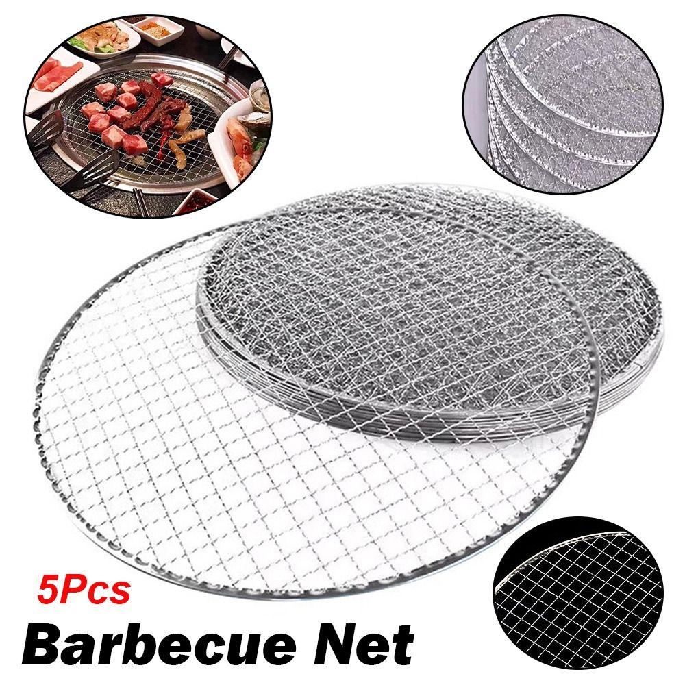 Round Wire Net Disposable BBQ Roasting Rack New Baking Cooling Rack