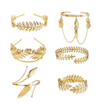 Braut-Stirnband mit Blattgold - Europäischer & Amerikanischer Stil