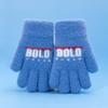 5-10 Jahre Elastische Vollfinger-Fäustlinge Verdicken Samt Warme Fäustlinge Winter Kinder Babyhandschuhe