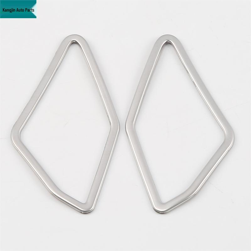 Silver Stainless Steel Interior Rear Anti-Kick Frame for Volkswagen T-Cross 2018 Model