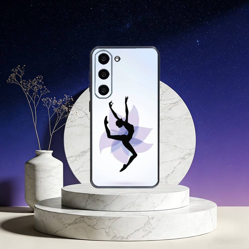 GYM Girl Gymnastic Phone Case For Samsung Galaxy A73,A72,A71,A70,A53,A52,A51,Others Soft Black Cover