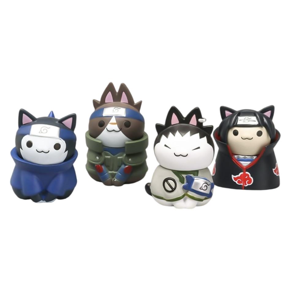 5cm Anime Naruto Figure Toys Cute mini Kakashi Uchiha Itachi Gaara Q Version Action Dolls Pvc Model Edition Birthday Gifts