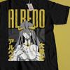 Tričko Albedo Overlord, Postava z anime Overlord, Démonická dívka, Sukuba, Ainz Ooal Gown, Momonga, Hrobka Nazarick, Anime Streetwear