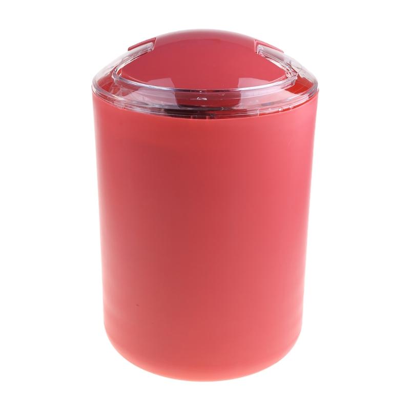 6 Pieces Plastic Gift Set Bathroom Set Toothbrush Holder Cup Soap Dispenser Trash Can Toilet Brush Soap Dish Durable