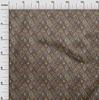 oneOone Cotton Flex Green Fabric Tribal Quilting Supplies Print Sewing Fabric by The Yard 40 Inch