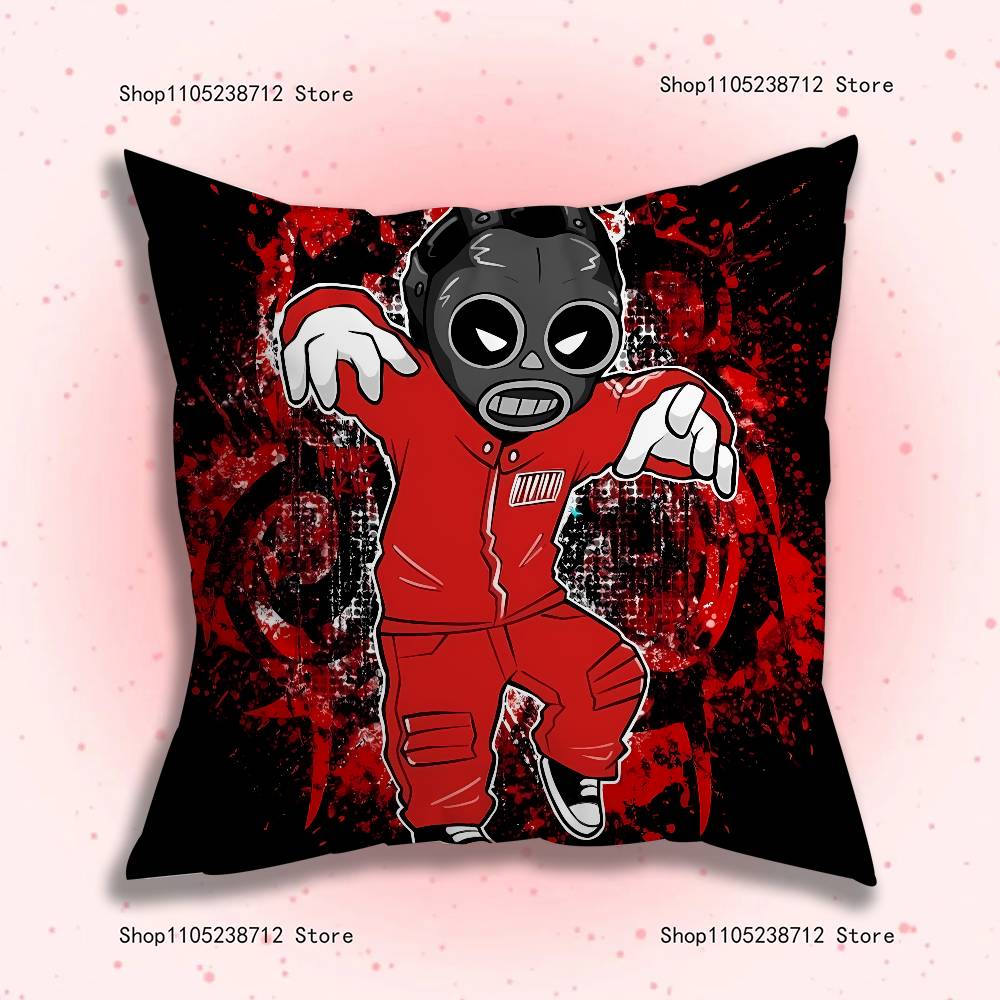 Band Cool S-Slipknot Pillowcase Pillowslip Cushion Plush Boys Girls Cartoon Anime Kawaii Decoration Kids Birthday Cute Gifts