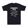 Woodworker Brain Funny Woodworking Humor Men's T-Shirt