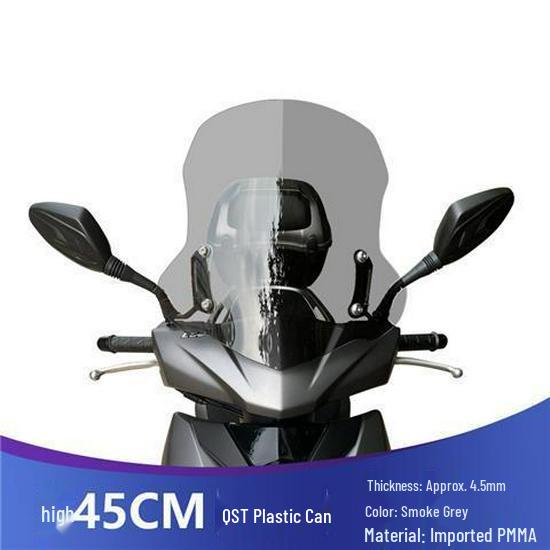 Compatible Front Windscreen for Suzuki UY125 and Haojue AFR125 - HD Transparent