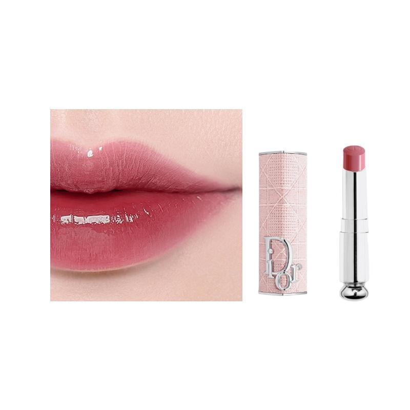 DIOR Lipstick Two-piece set: soft pink cannage pattern lipstick shell + lipstick refill #652, no gift box, no gift bag красный