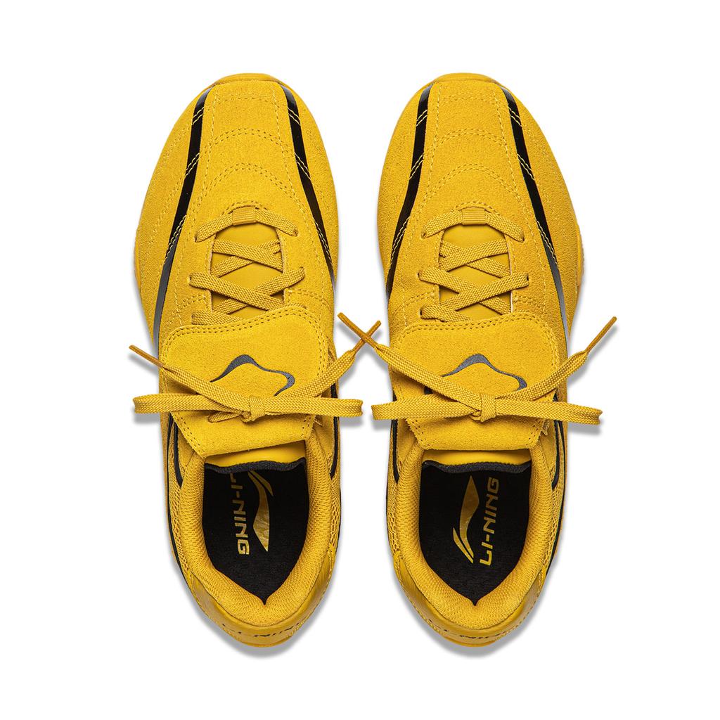 Li Ning Film Pulse Slip Resistant, Abrasion Resistant, Lightweight Low top Casual Shoes Women's Spectral Yellow AGLV136-9