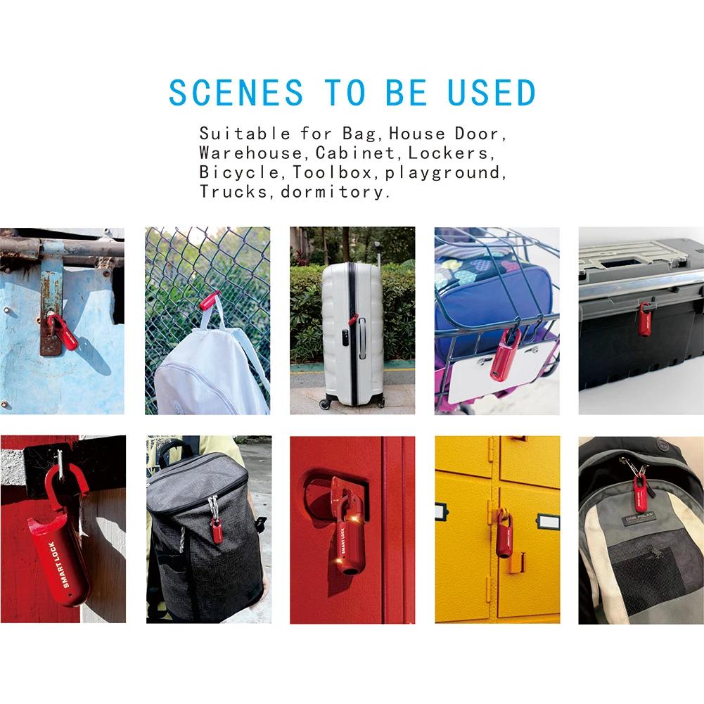 M01 Multifunctional Fingerprint Padlock USB Smart Cabinet Keyless Home Travel Case Drawer Anti Theft Zinc Alloy Lock