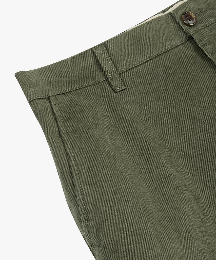 MAN ON THE BOON Washed Cotton Chino Pants_Olive 4716104003