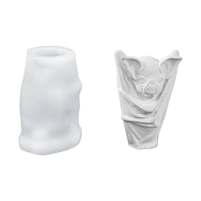 

Heat Resistant Halloween Theme Candle Mold Nonstick Mould for Artistic Home and Event Decoration Flexible Silicone Form