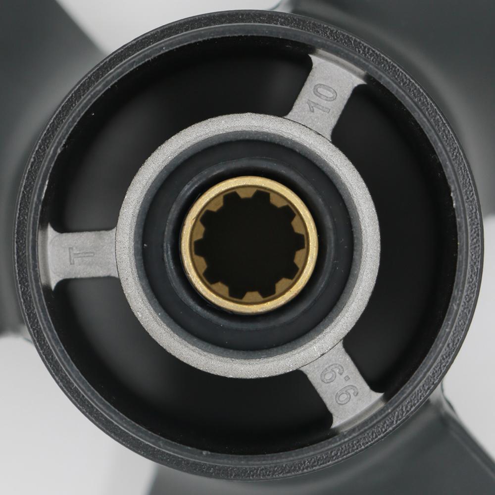 9.9x10 Propeller For Tohatsu Outboard Engine 25HP 30HP MFS25 MFS30 NSF25 NSF30 10 Tooth Spline 3R0B64521-0