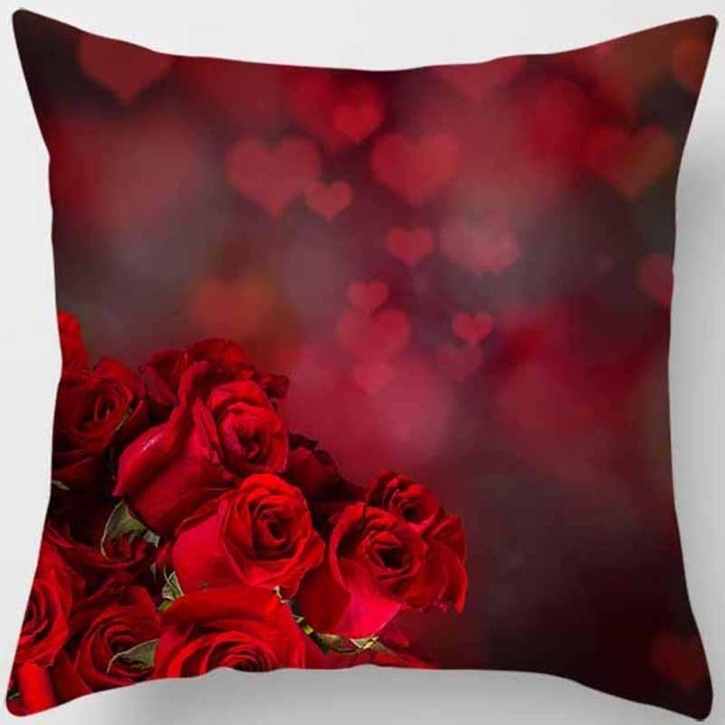 Love Warm Clothes Printed Pillowcase Home Decoration Office Supplies Car Seat Cushion