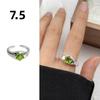 Irregular Shape Crystal Ring Minimalist Handmade Opal Ring Fashionable Gemstone Ring  Girls Gift