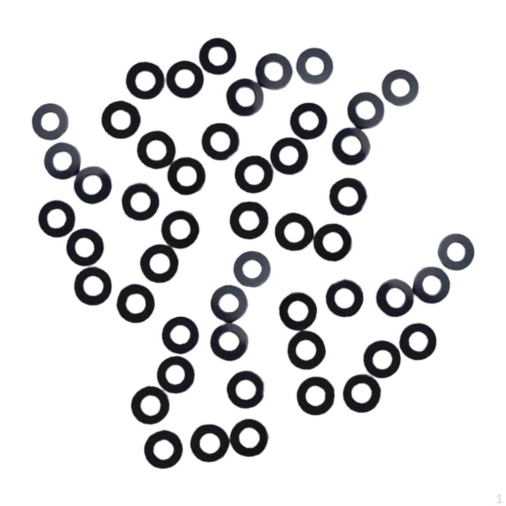 50 Stück Badminton Ösen Ösen Saitenschutz Leichtgewichtige Reparaturzubehör Drahtschutz