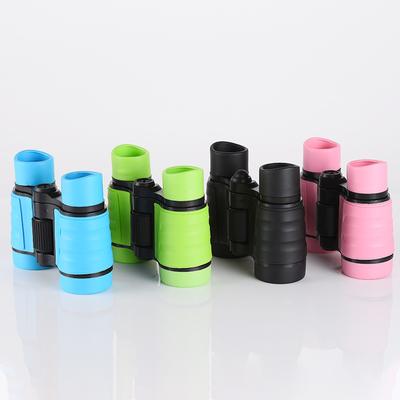 Vente en gros de nouvelles jumelles pour enfants haute définition 4x30, télescopes d'extérieur portables en caoutchouc couleur