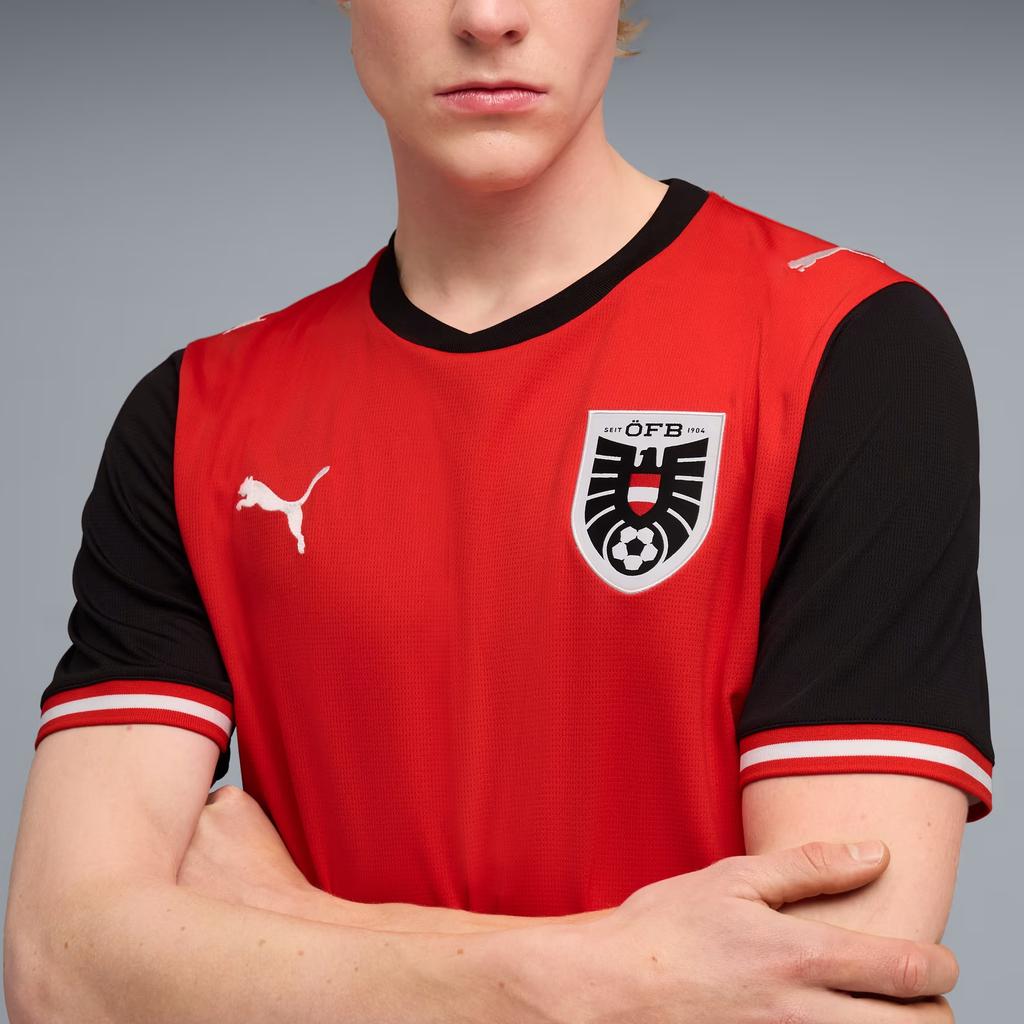 Puma Austria 2026 Home Jersey 'PUMA Red PUMA Black' Men's 783200-01