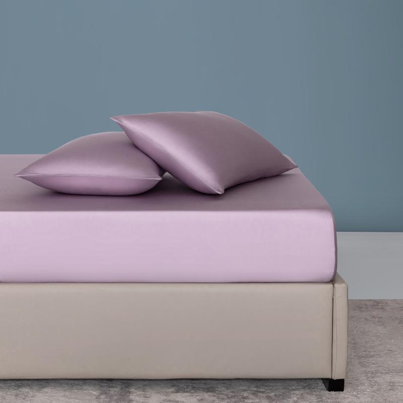 %100 Bambu Yatak Çarşafı Seti Lüks 3 Parça Yatak Takımı (1 adet Lastikli Çarşaf ve 2 adet Yastık Kılıfı) 100/160 için Kaymaz Yatak Örtüsü