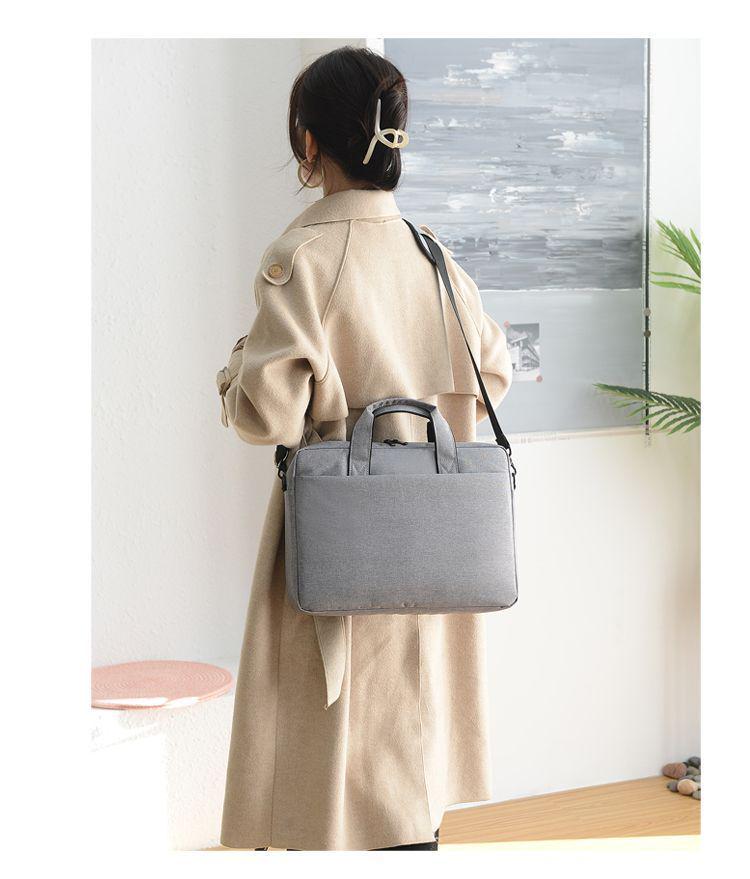 16-Inch Handheld Laptop Bag for Apple, Huawei, Lenovo, Xiaomi, Dell – Airbag Design for Men and Women