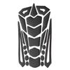 Black Motorcycle Oil Fuel Gas Tank Protective Pad Fishbone Decal Sticker Rubber
