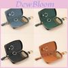 Genuine Leather Key Wallet With Detachable Access Card Holder For Daily Use