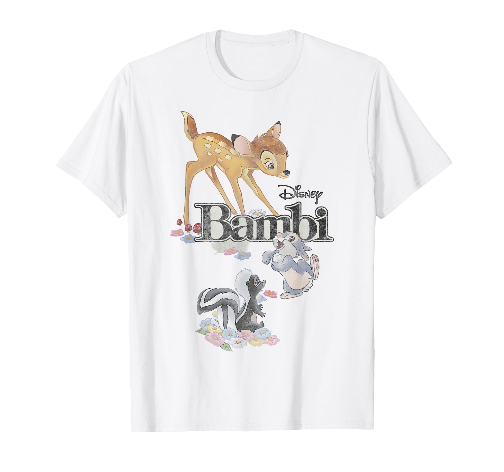 

Disney Bambi Classic Group Shot Title Logo T-Shirt
