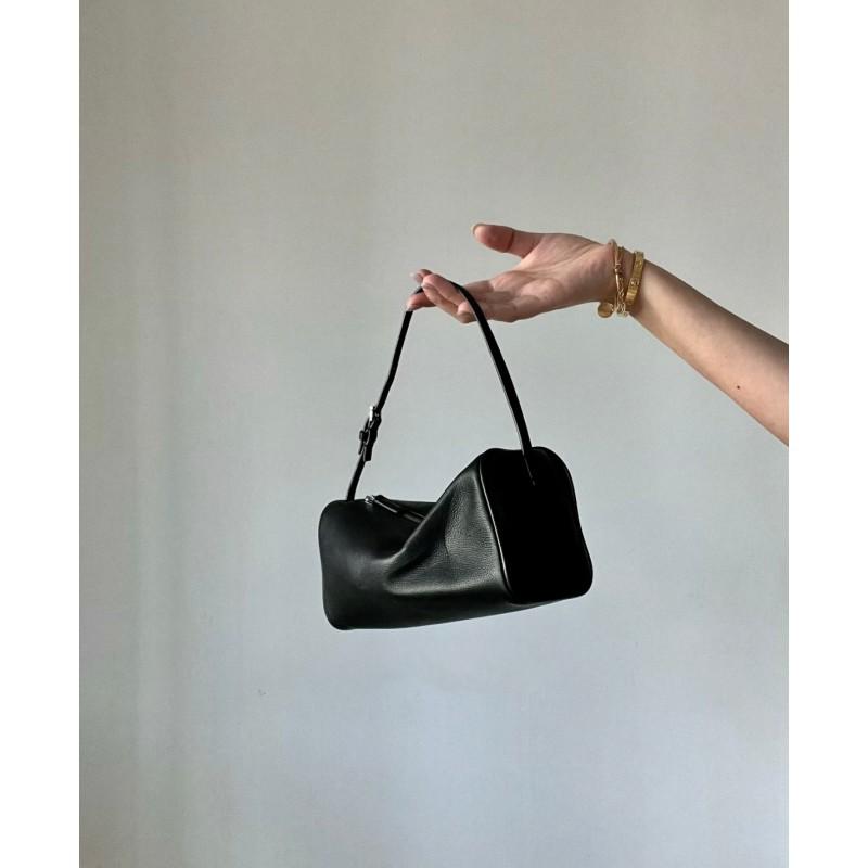 High-Quality Leather Cylinder Crossbody Bag 2026 Fall Small Shoulder Women