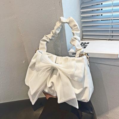 This Year's Popular Small Bag Women's 2022 New Fashion Casual Chain Cross Body Cute Bow Tie Single Shoulder Underarm Bag