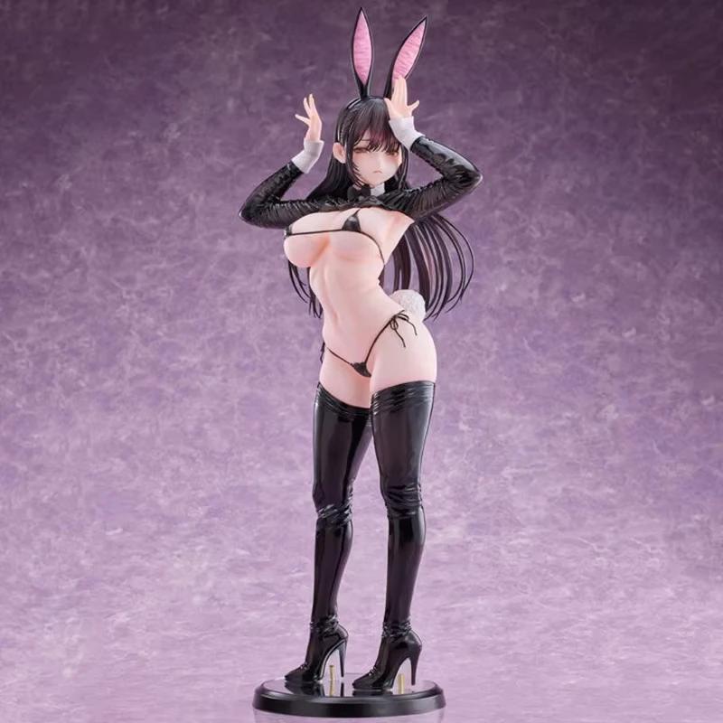 25cm Party Look Reverse Sexy Bunny Girl Statue Model Pvc Figurine Room Desk Doll Collection Ornament Decoration Custom Toys Gift
