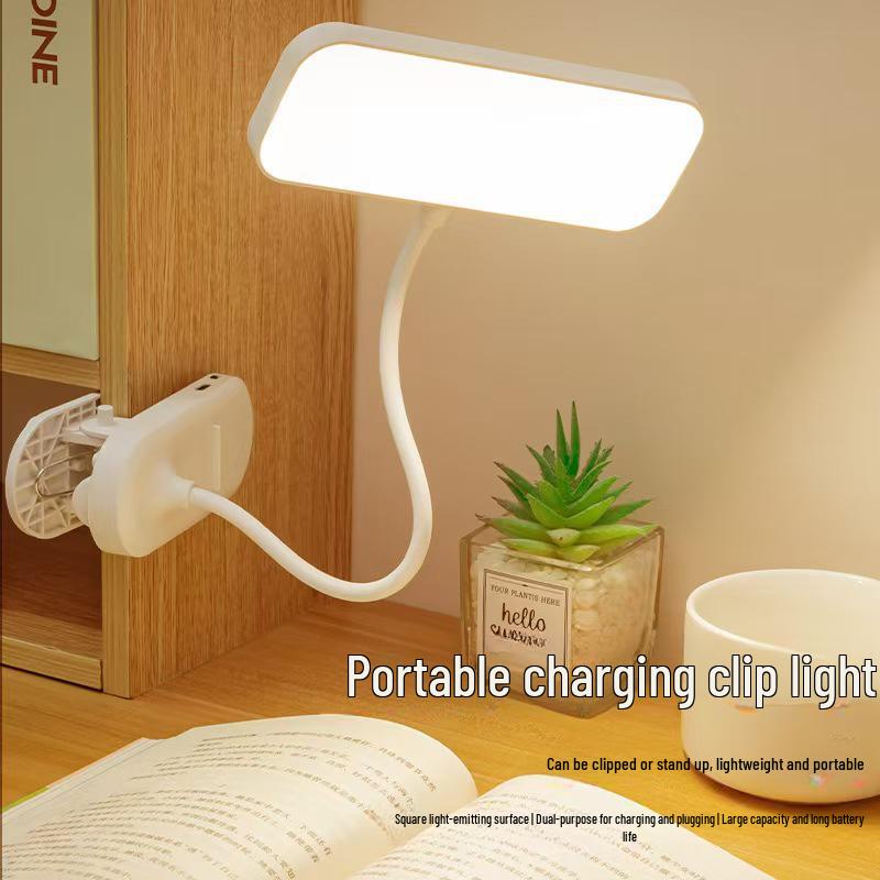 Student-Specific LED Desk Lamp with Eye Protection, Clip-On Feature, and Creative Night Light