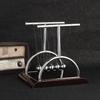 Creative Newton Pendulum Balance Ball Metal Craft Celestial Swinger Chaos Pendulum Desktop Stress Relief Gift Magnet Game Toys