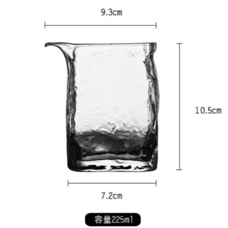 Glass Public Cup for Tea Creative Gongfu Tea Eagle Mouth Public Cup Home Use orm Cup Heat Resistant Hammer Pattern