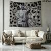 Ariana Grande Wall Tapestry Aesthetic Wall Hanging Printed Fabric Blanket Decorative Tapestries for Bedroom Living Room Home Decor