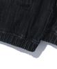 Annoyed Cut Brushed Denim Zip-Up Hoodie Lq1Ju032_Black