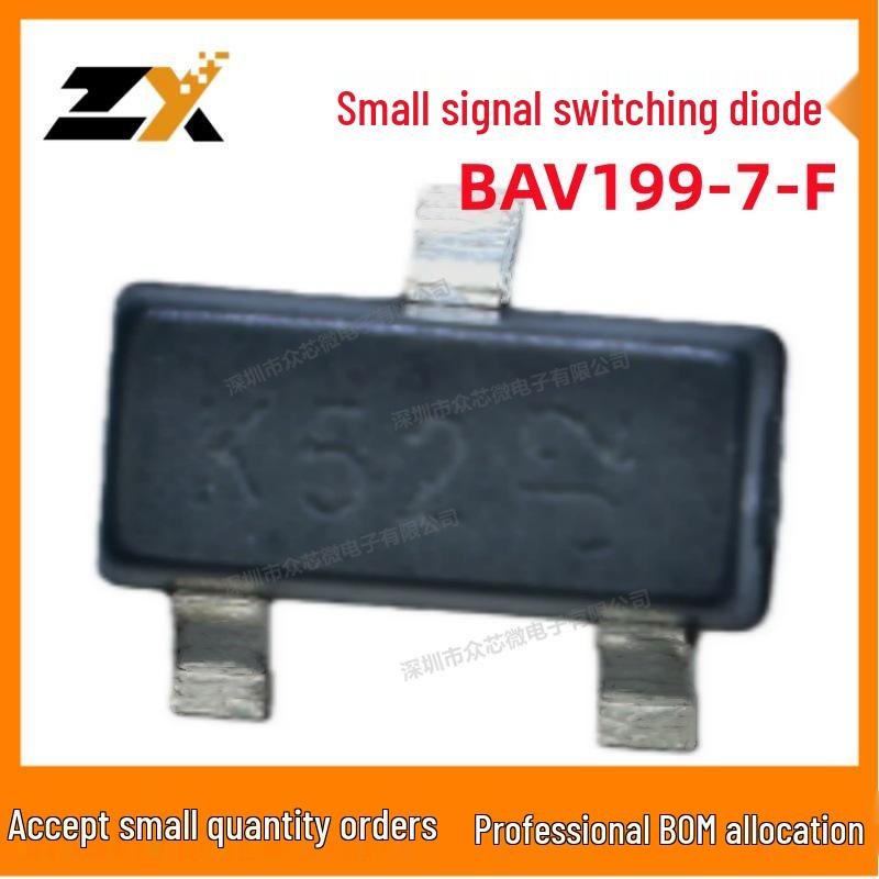 

New BAV199-7-F Diode Array, 85V 140mA, SOT23-3