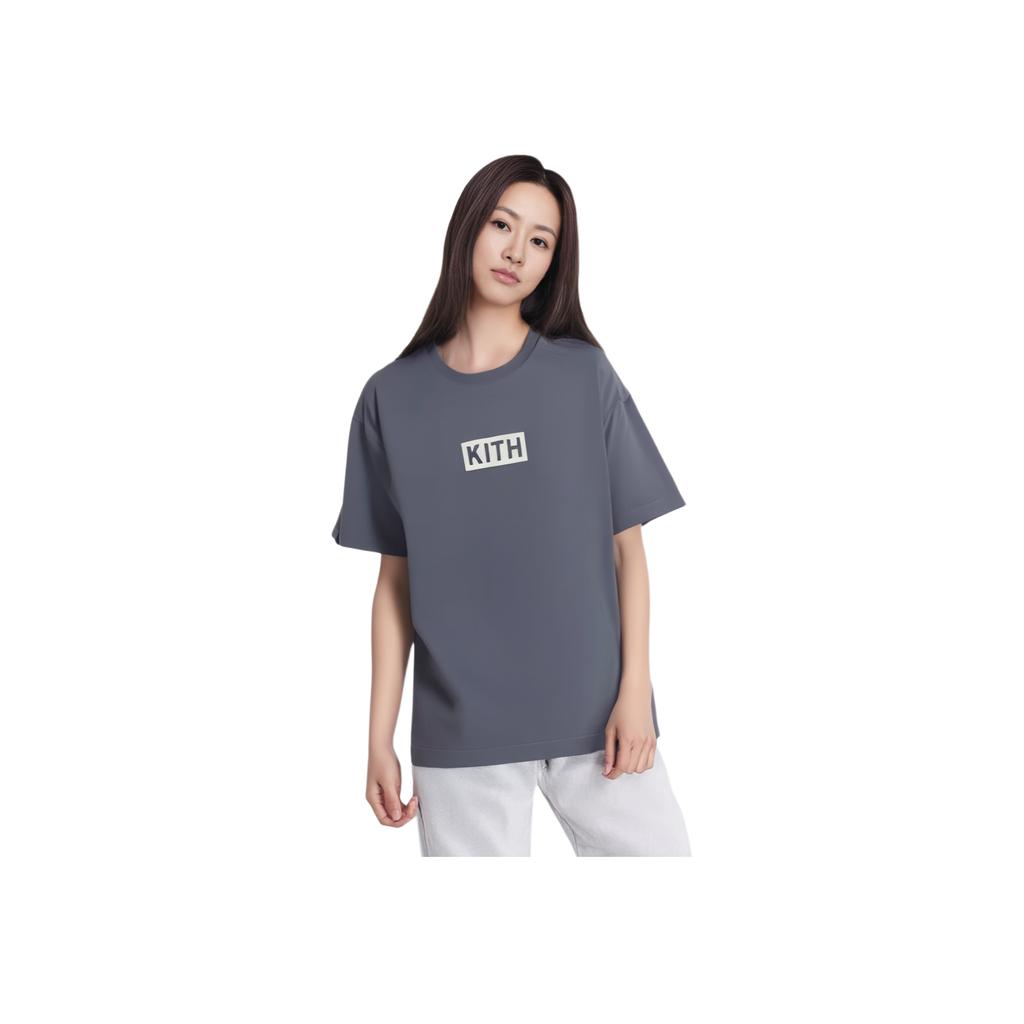 Adidas Originals X Clark X Kith Elevation Exclusive Series Logo Crew Neck T-Shirt SS24 Unisex Tops Black Gray M032542-404